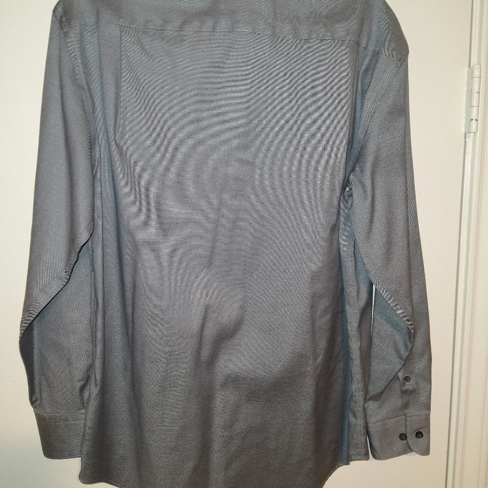 Awearness Kenneth Cole Non-Iron Slim Fit Button Up Dress Shirt Men's 16-32/33. - Picture 2 of 6